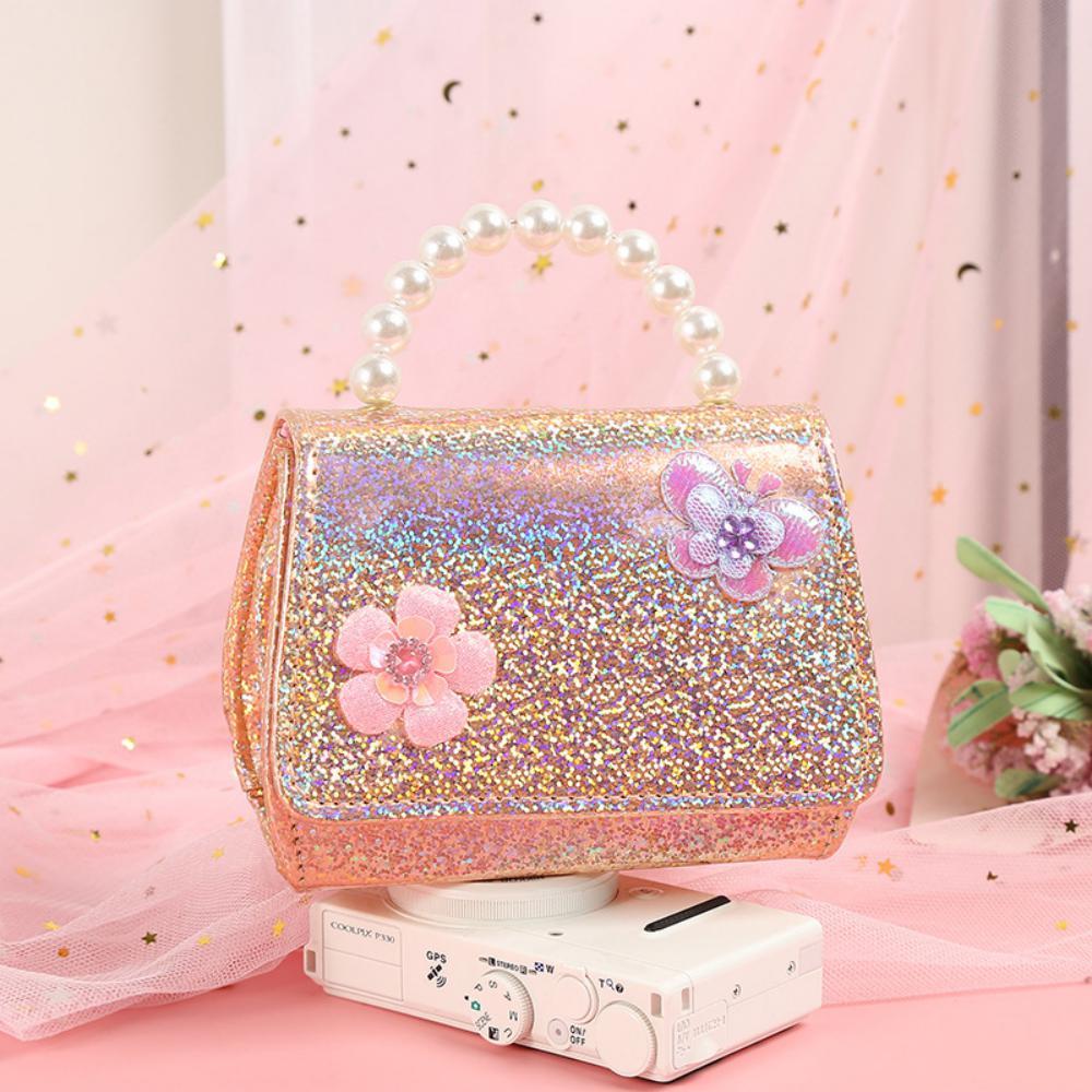 Pearl Portable Butterfly Flower Cute Butterfly Bag Children's Bags Wholesale