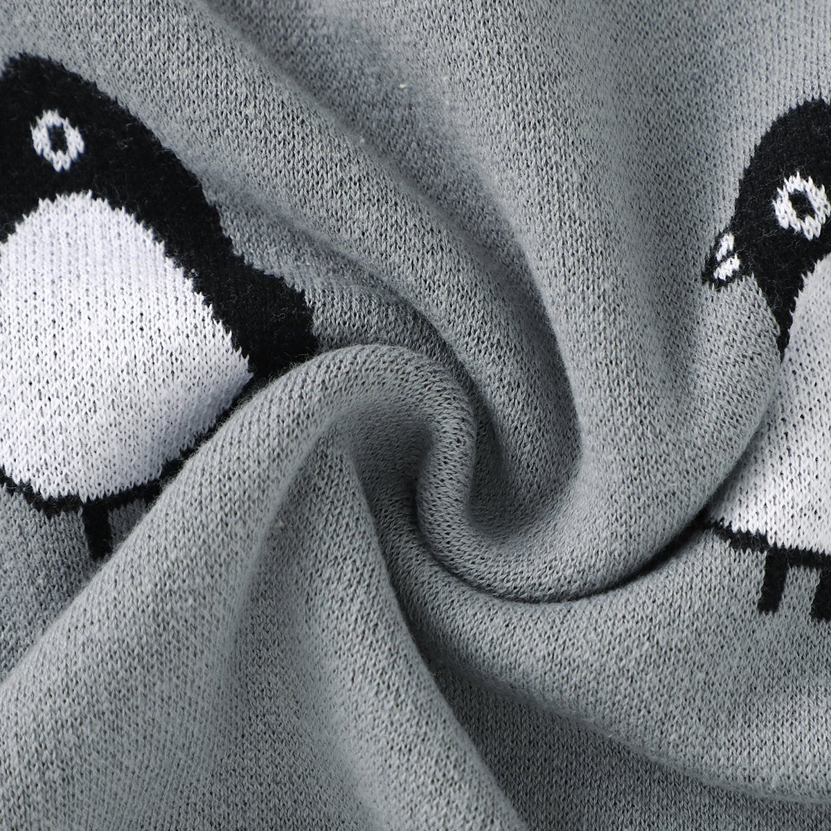 Penguin Jacquard Blanket For Babies And Toddlers Wholesale Baby Clothes