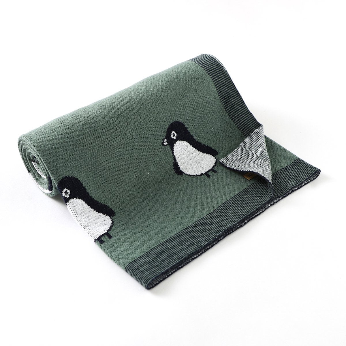 Penguin Jacquard Blanket For Babies And Toddlers Wholesale Baby Clothes