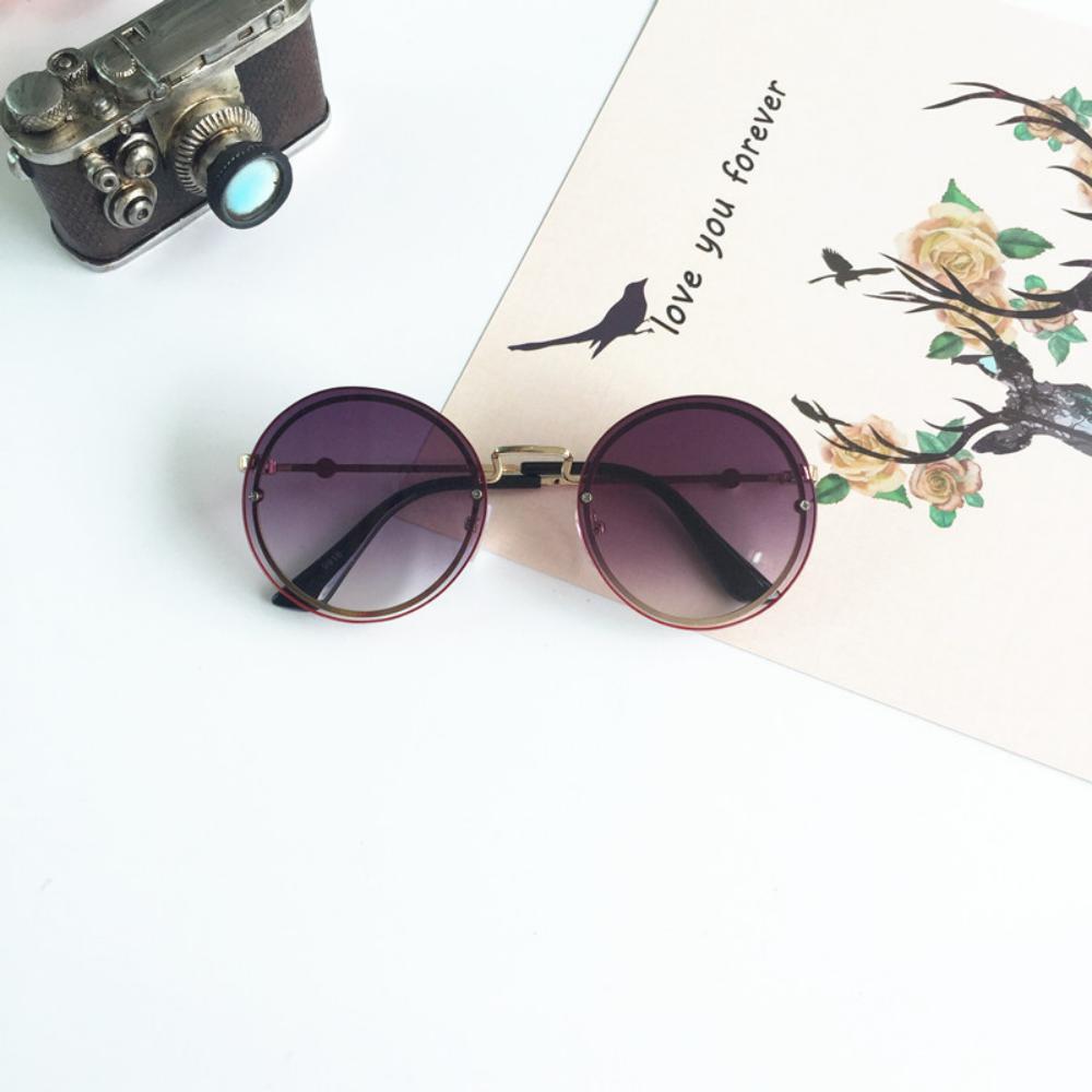 Personalized Round Lens Rimless Kids Sunglasses Accessories Wholesale