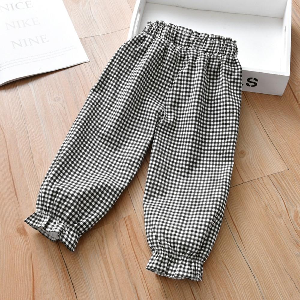 Girls Plaid Fashion Pants Wholesale Kids Clothing