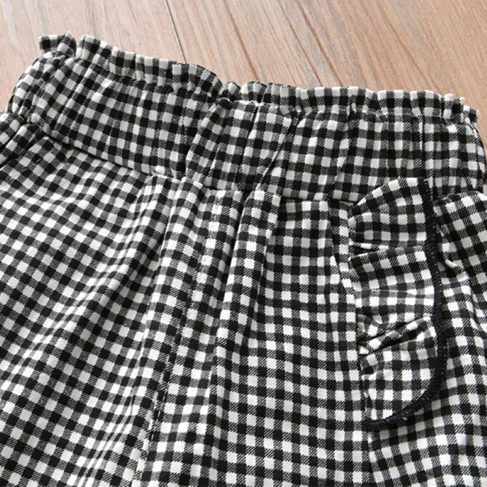 Girls Plaid Fashion Pants Wholesale Kids Clothing