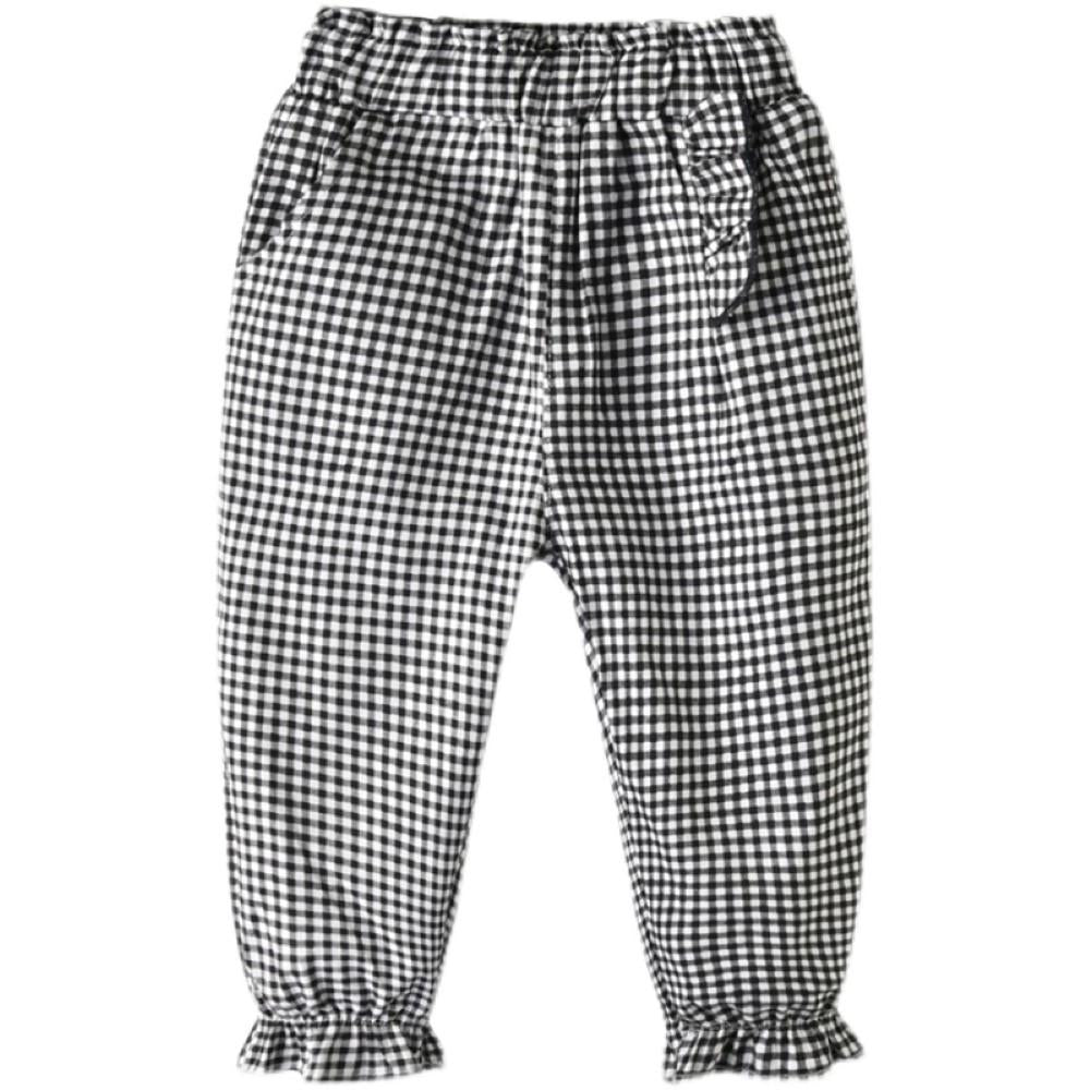 Girls Plaid Fashion Pants Wholesale Kids Clothing