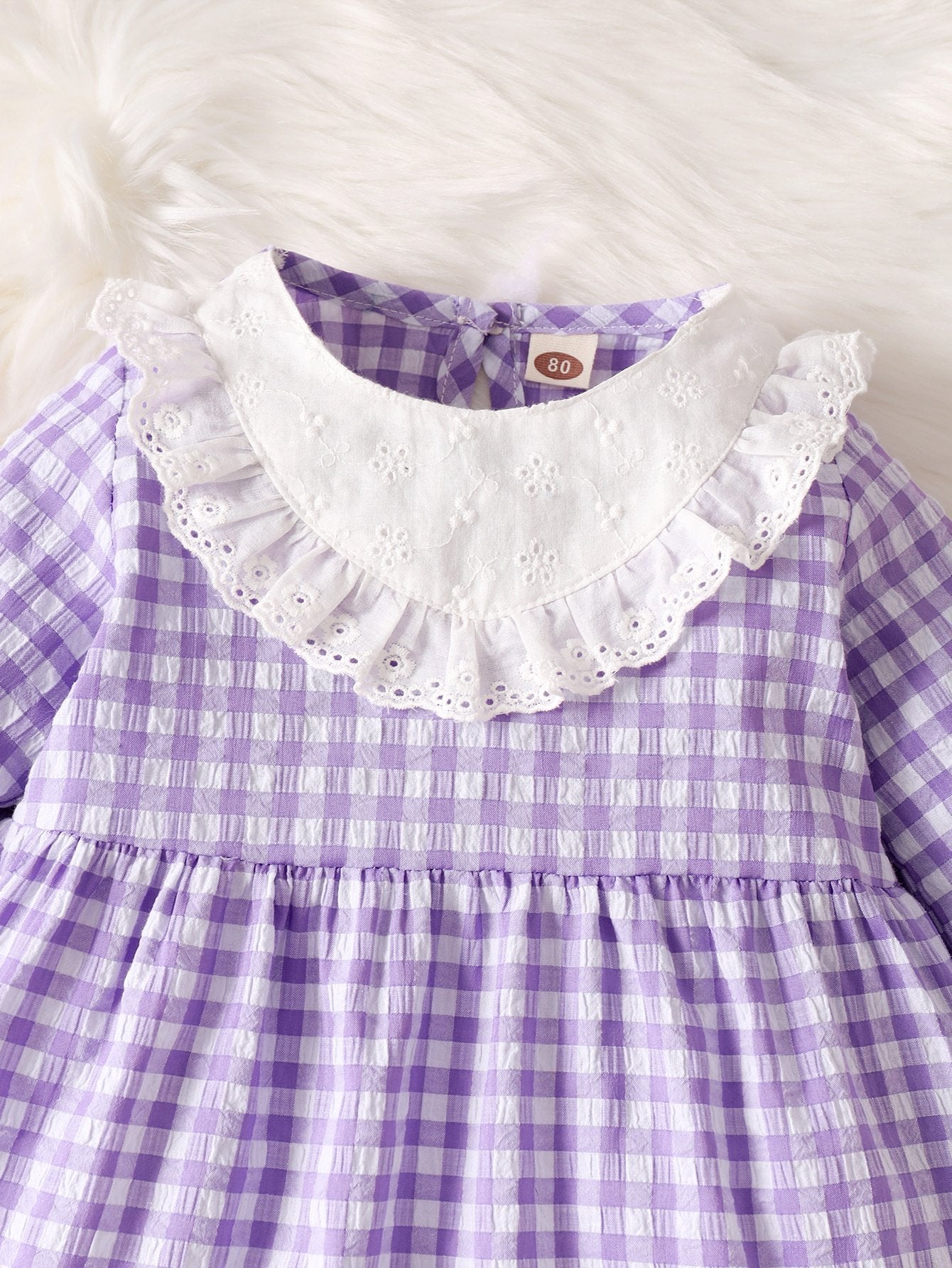 Baby Girls Plaid Long Sleeve Dress baby wholesale vendors