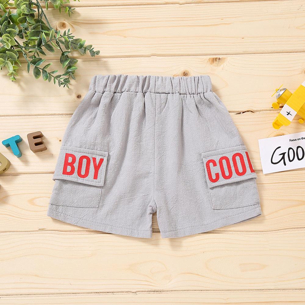 Boys Pocket Cool Boy Printed Elastic Waist Shorts kids boutique wholesale