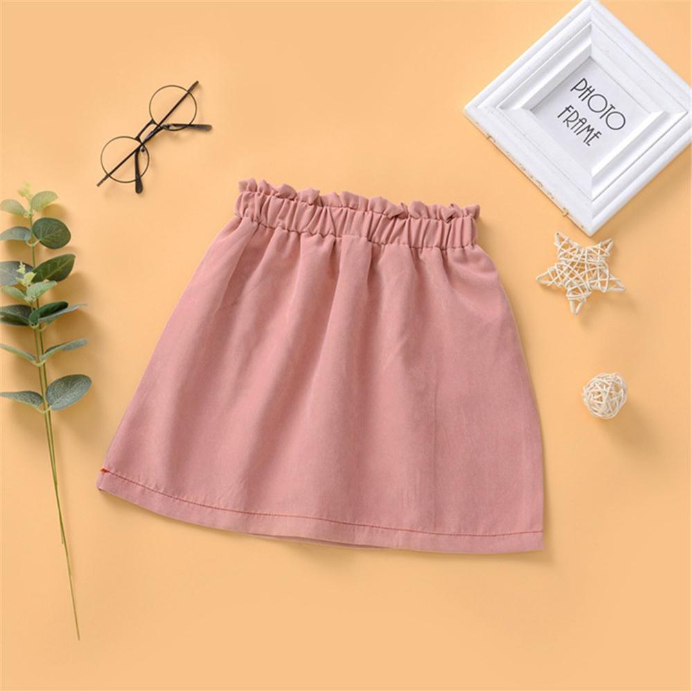 Girls Pocket Decor Fashion Skirt Girl Boutique Clothing Wholesale