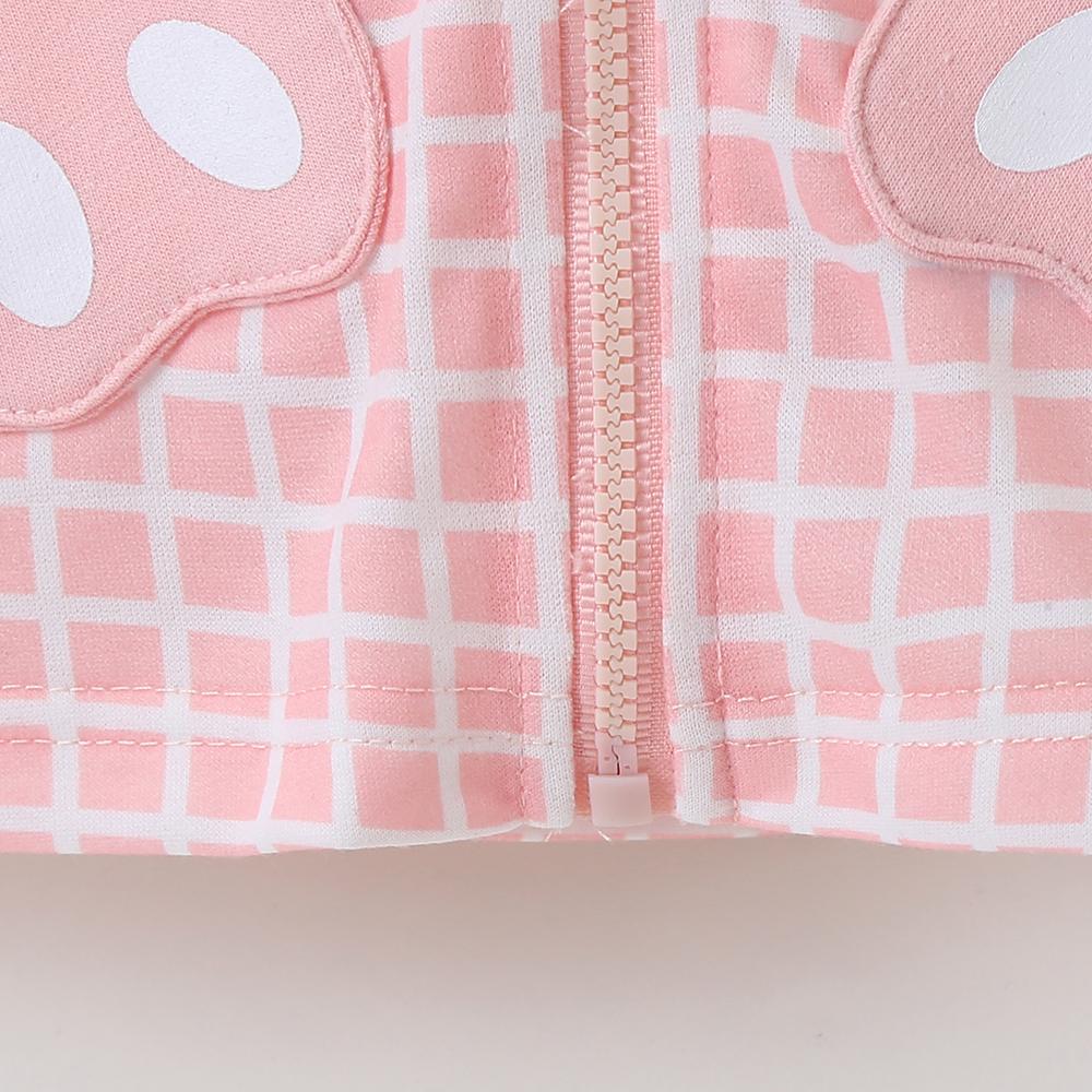 Baby Girls Pocket Plaid Zipper Long Sleeve Jackets Baby Clothes Wholesale Suppliers