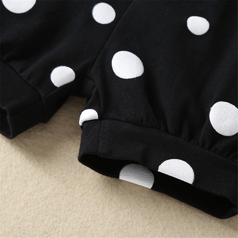 Baby Polka Dot Crisscross Suspender Shorts