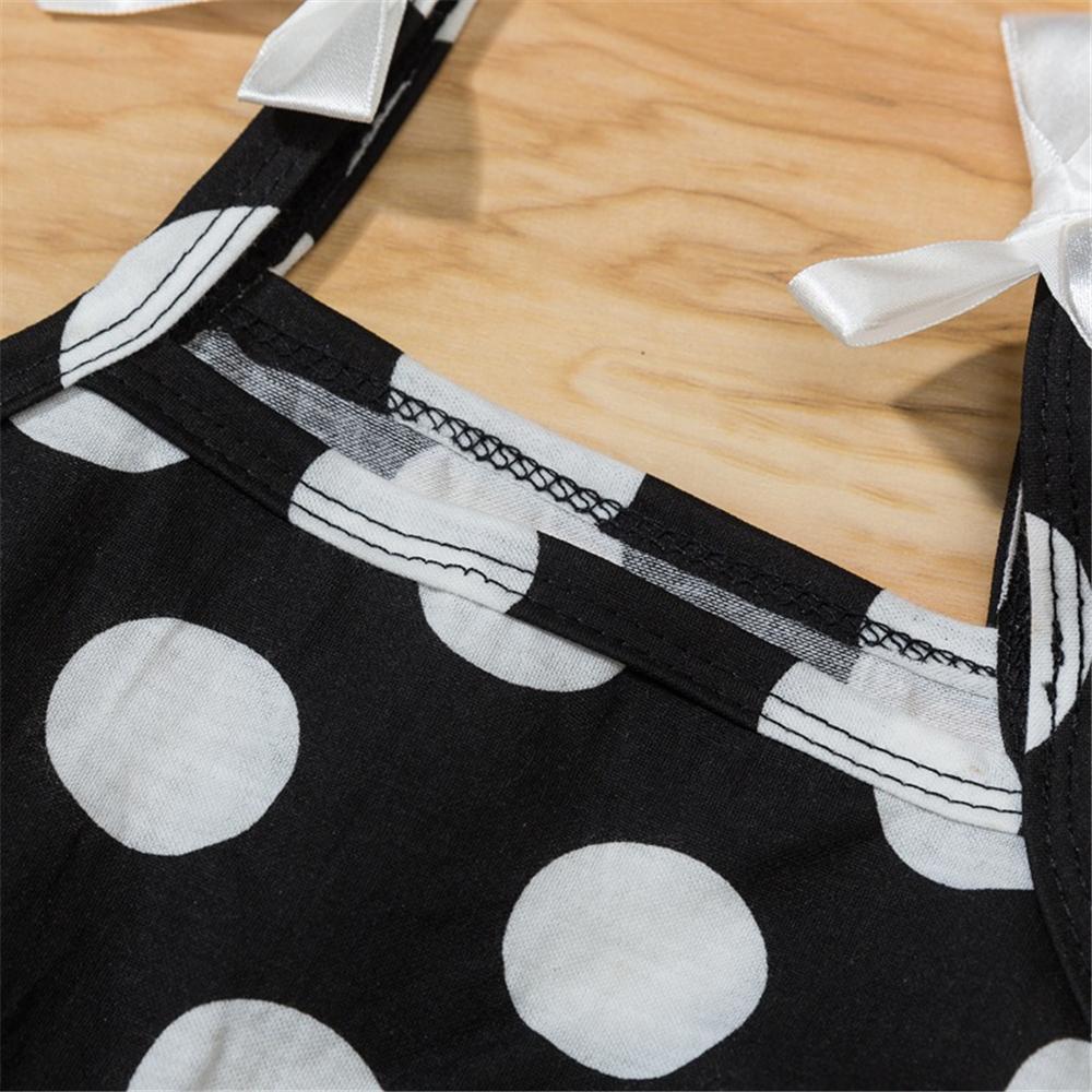 Baby Girls Polka Dot Mesh Suspender Dress cheap baby girl clothes boutique