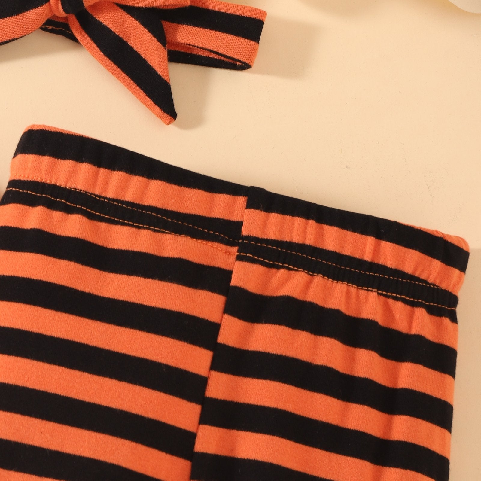 Baby Girls Printed Striped Long Sleeve Top & Pants baby clothing wholesale