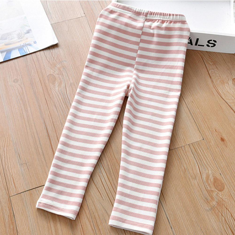 Girls Rabbit Printed Striped Leggings children wholesale clothing