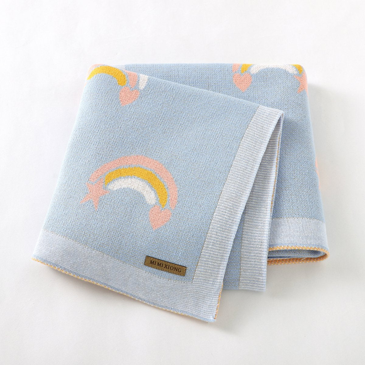 Rainbow Jacquard Blanket For Babies And Toddlers Baby Wholesale Clothing