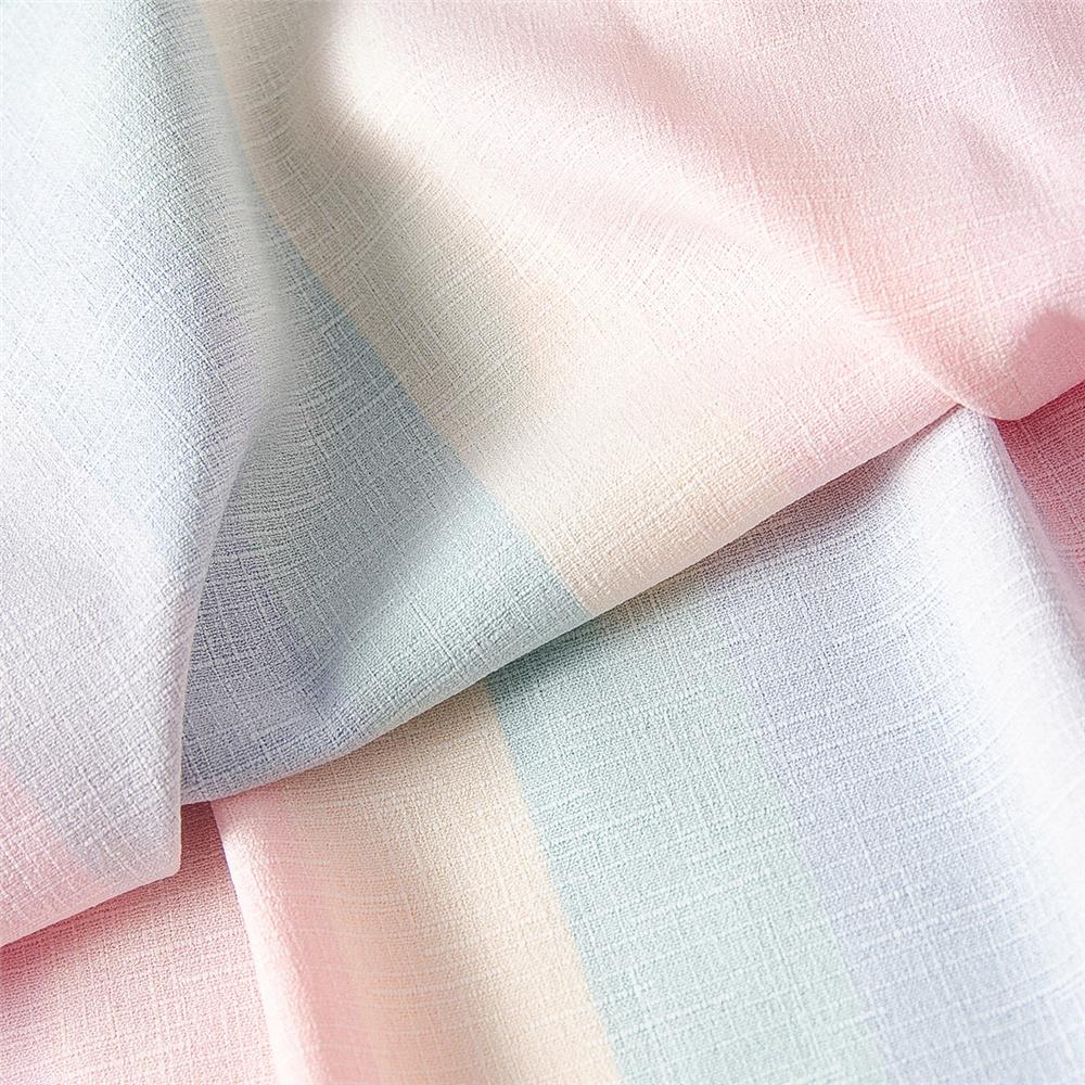 Girls Rainbow Striped Printed Sleeveless Dress Kids Wear Wholesale