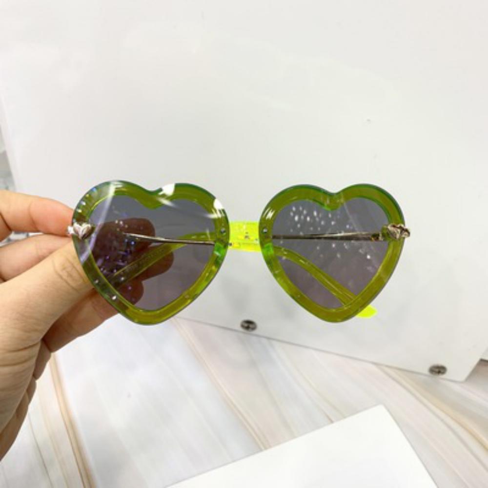 Retro Trend Children's Heart-shaped Polarized Sunglasses Accessories Wholesale