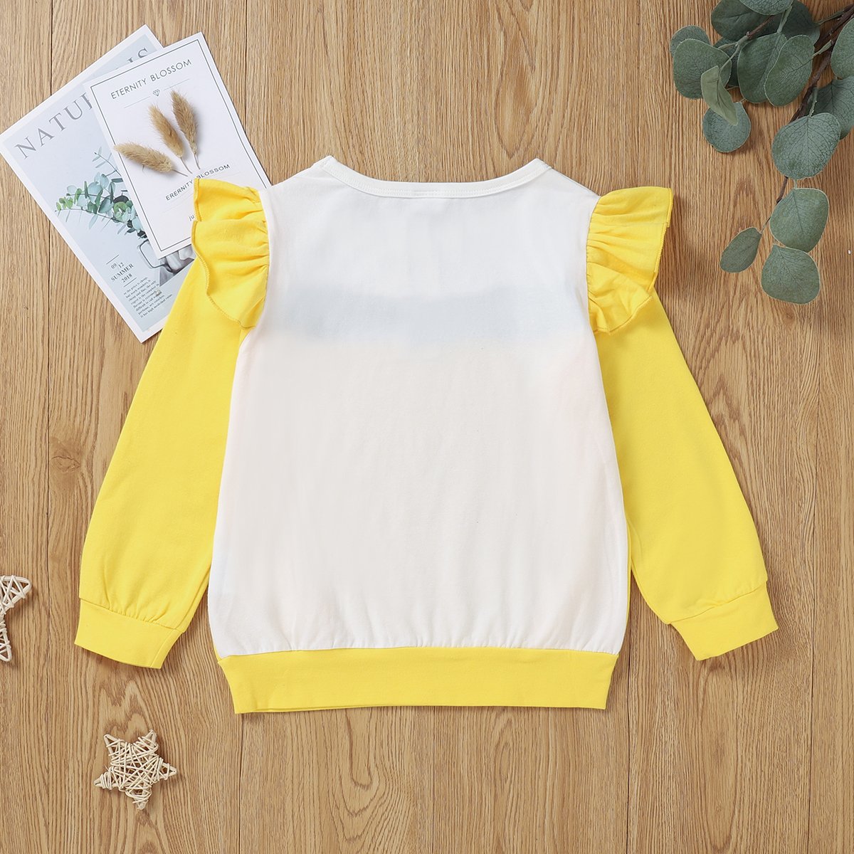 Girls Ruffled Long Sleeve Top quality children's clothing wholesale