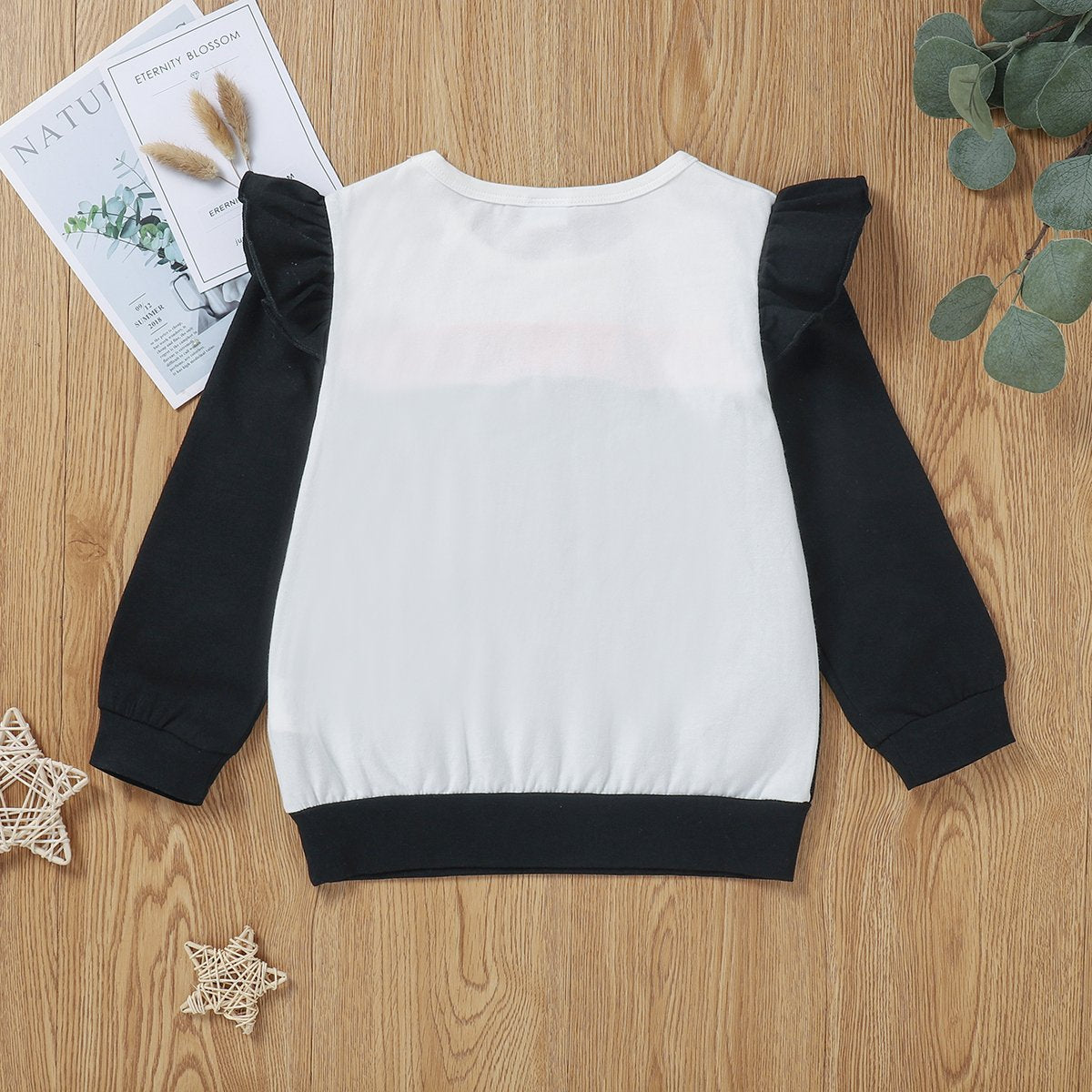 Girls Ruffled Long Sleeve Top quality children's clothing wholesale