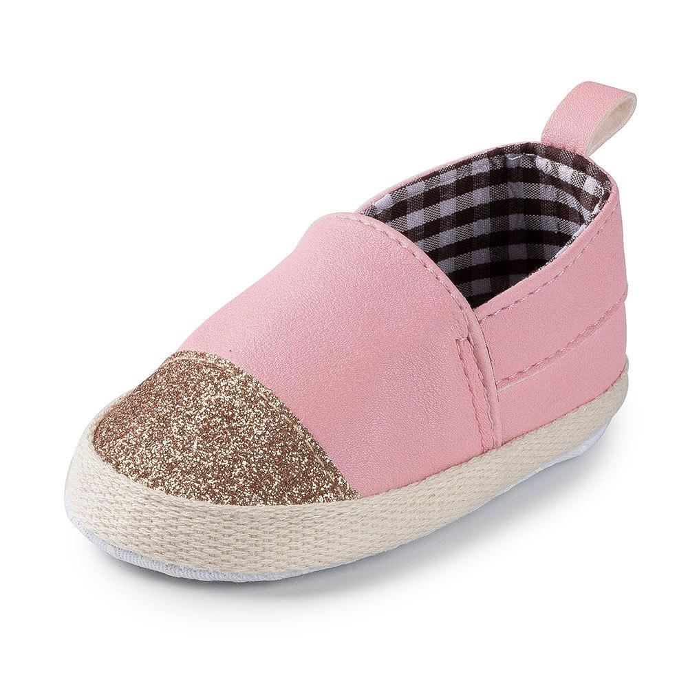Baby Girls Sequin Slip On Non-Slip Flats Wholesale Childrens Shoes
