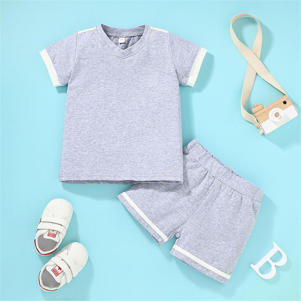 Boys Short Sleeve Casual Top & Shorts kids clothes wholesale
