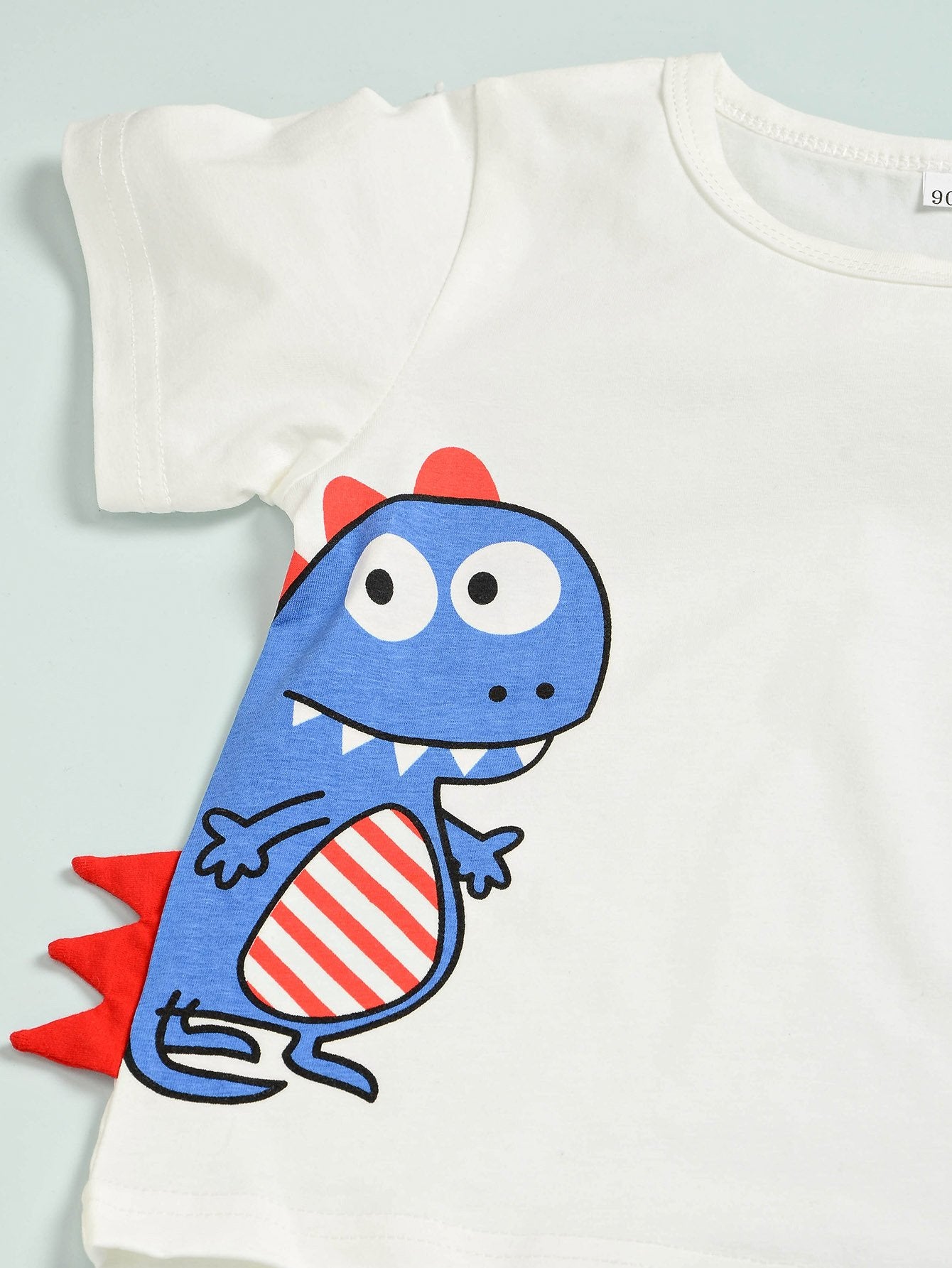 Boys Short Sleeve Dinosaur Printed T-shirt & Shorts wholesale baby