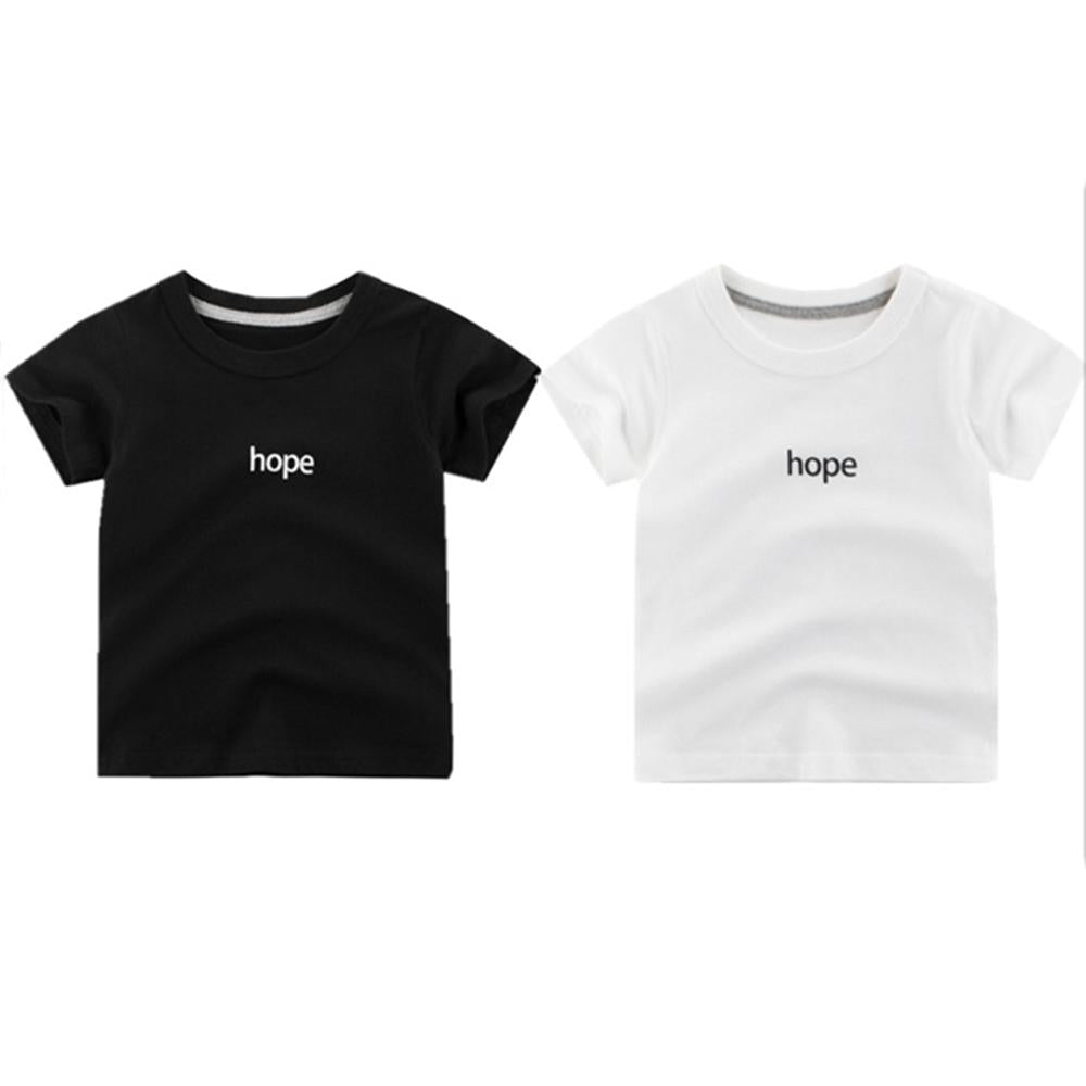 Boys Short Sleeve Letter Printed T-shirts & Denim Shorts Little Boys Wholesale Clothing