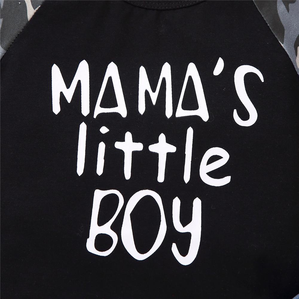 Boys Short Sleeve Mamas Little Boy Camo T-shirt & Shorts kids wholesale vendors