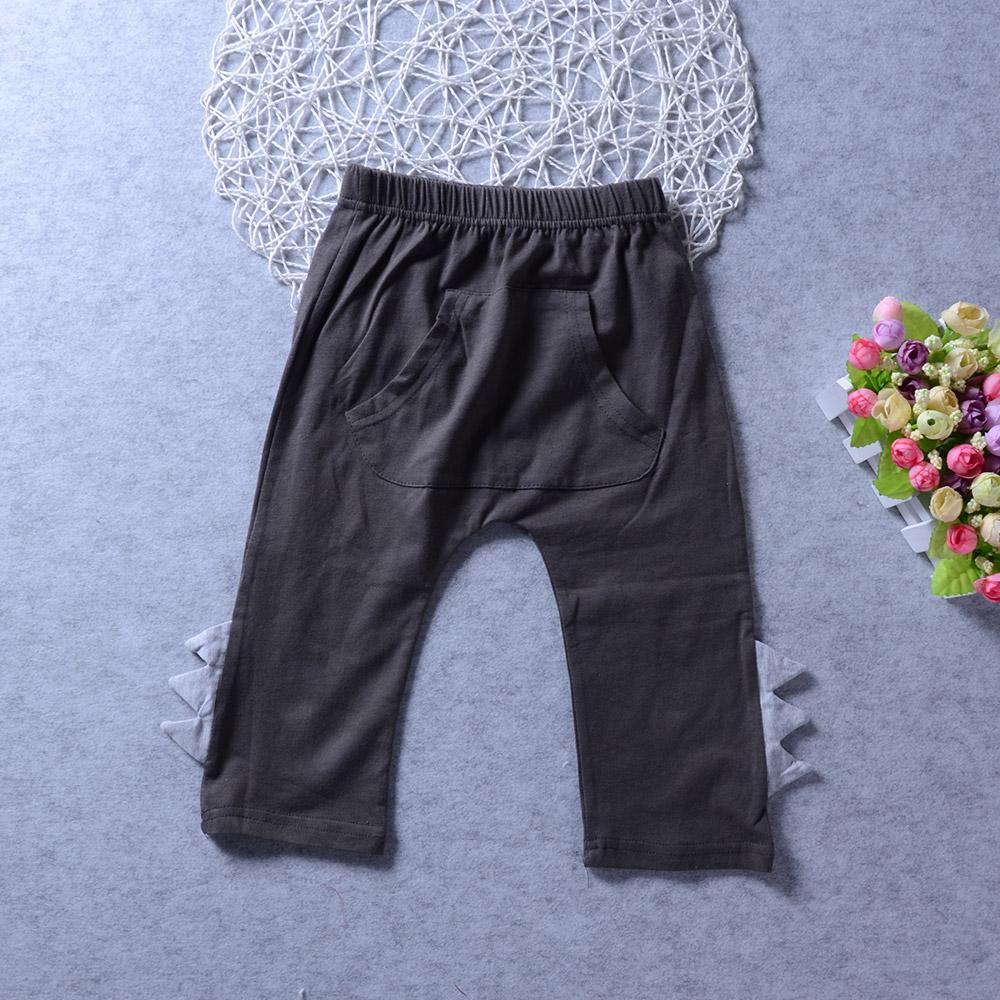 Boys Short Sleeve Pattern Dinosaur Printed Top & Pant Infant Summer Clothes