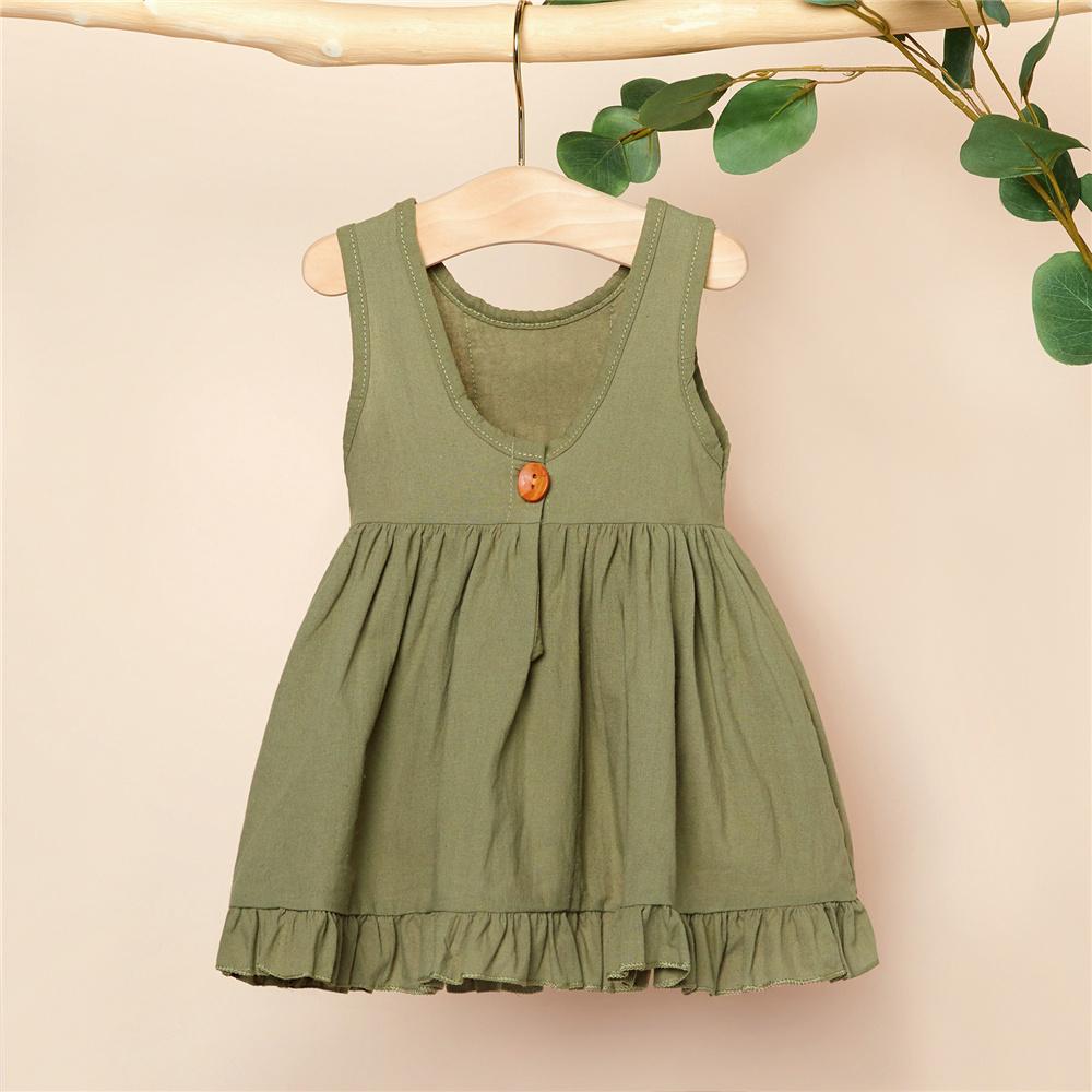 Girls Sleeveless Lace Summer Fashion Dress girl wholesale boutique clothing