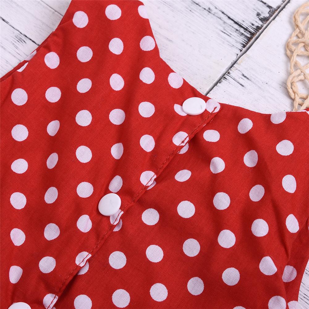 Girls Sleeveless Polka Dot Top & Denim Ripped Shorts & Headband Wholesale Little Girl Boutique Clothing
