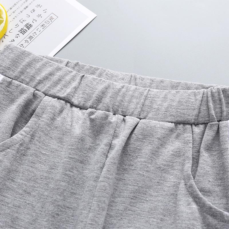 Small And Medium Children'S Clothing Spring And Autumn Casual Color Matching Letter Printing Fashion Sports Pants For Boys And Girls Wholesale Kids Clothing