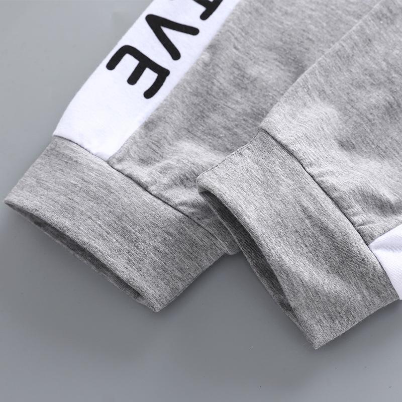 Small And Medium Children'S Clothing Spring And Autumn Casual Color Matching Letter Printing Fashion Sports Pants For Boys And Girls Wholesale Kids Clothing