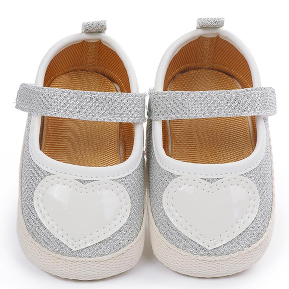 Baby Girls Soft Heart Magic Tape Shoes Childrens Shoes Wholesale