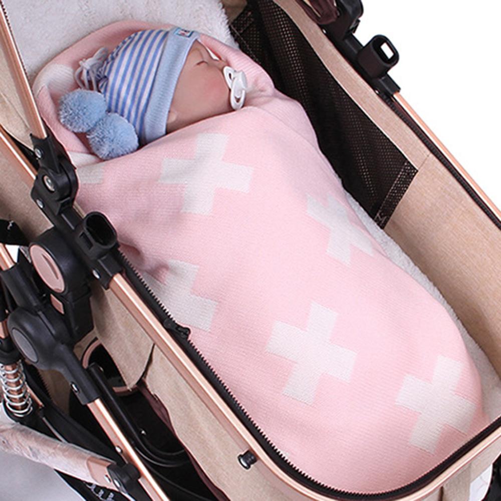 Baby Soft Stroller Cover Cross Wholesale Baby Blanket