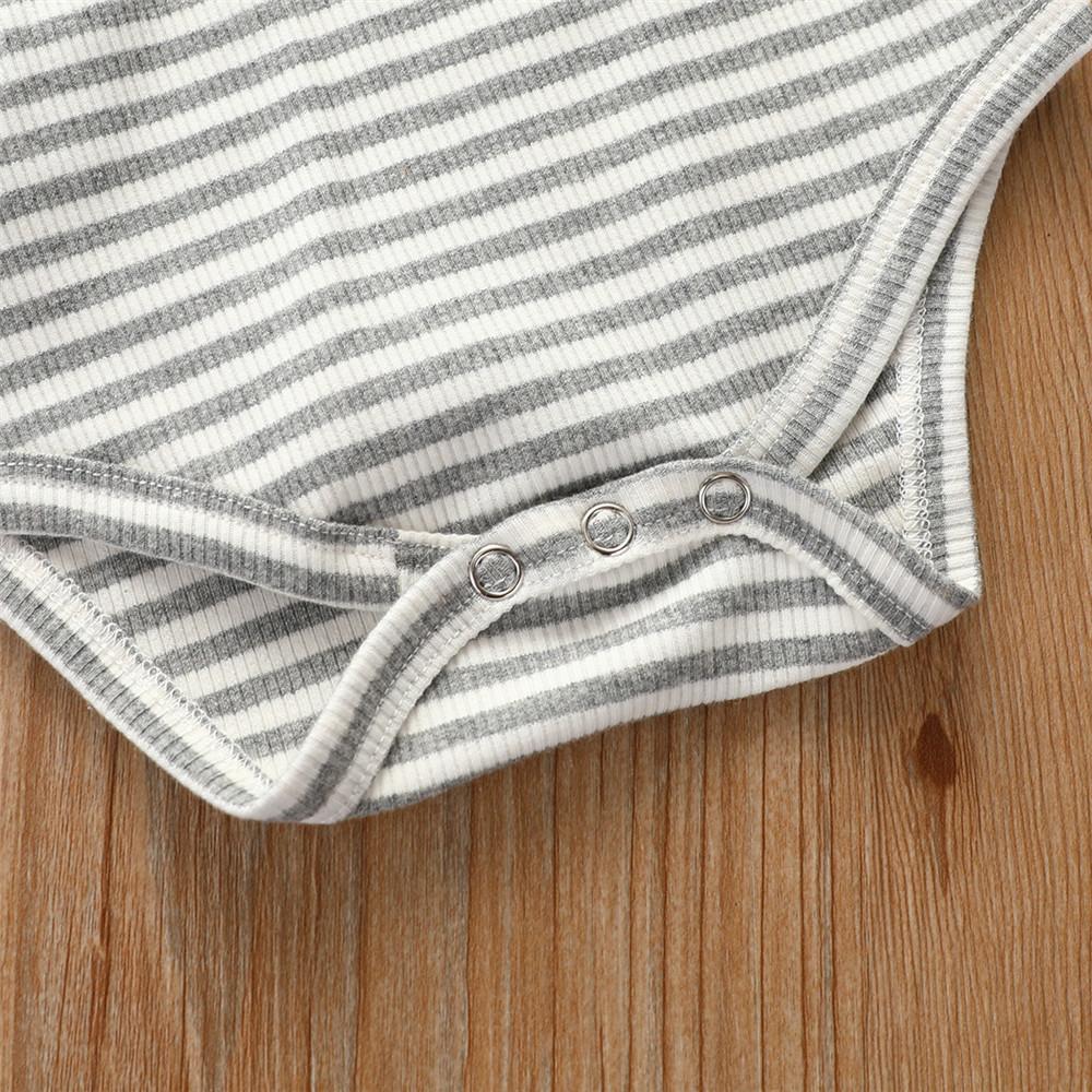 Baby Unisex Solid Color Button Short Sleeve Romper & Shorts Wholesale Baby Clothes Suppliers