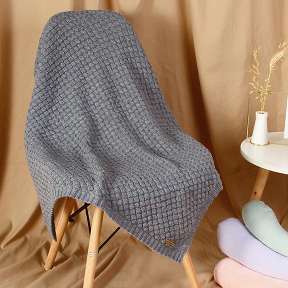Baby Solid Color Knitted Casual Wholesale Baby Blankets