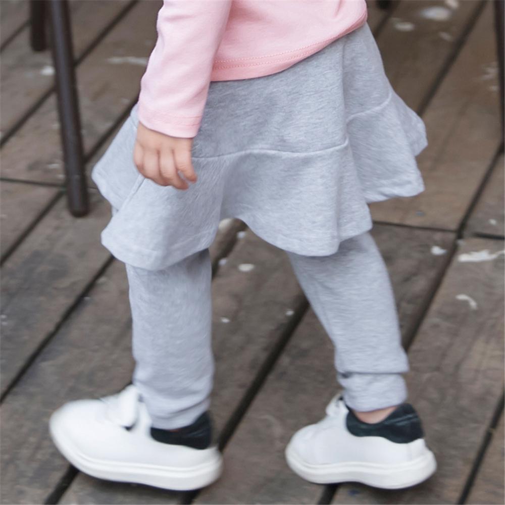 Toddler Girls Solid Culottes Casual Leggings Toddler Girls Wholesale