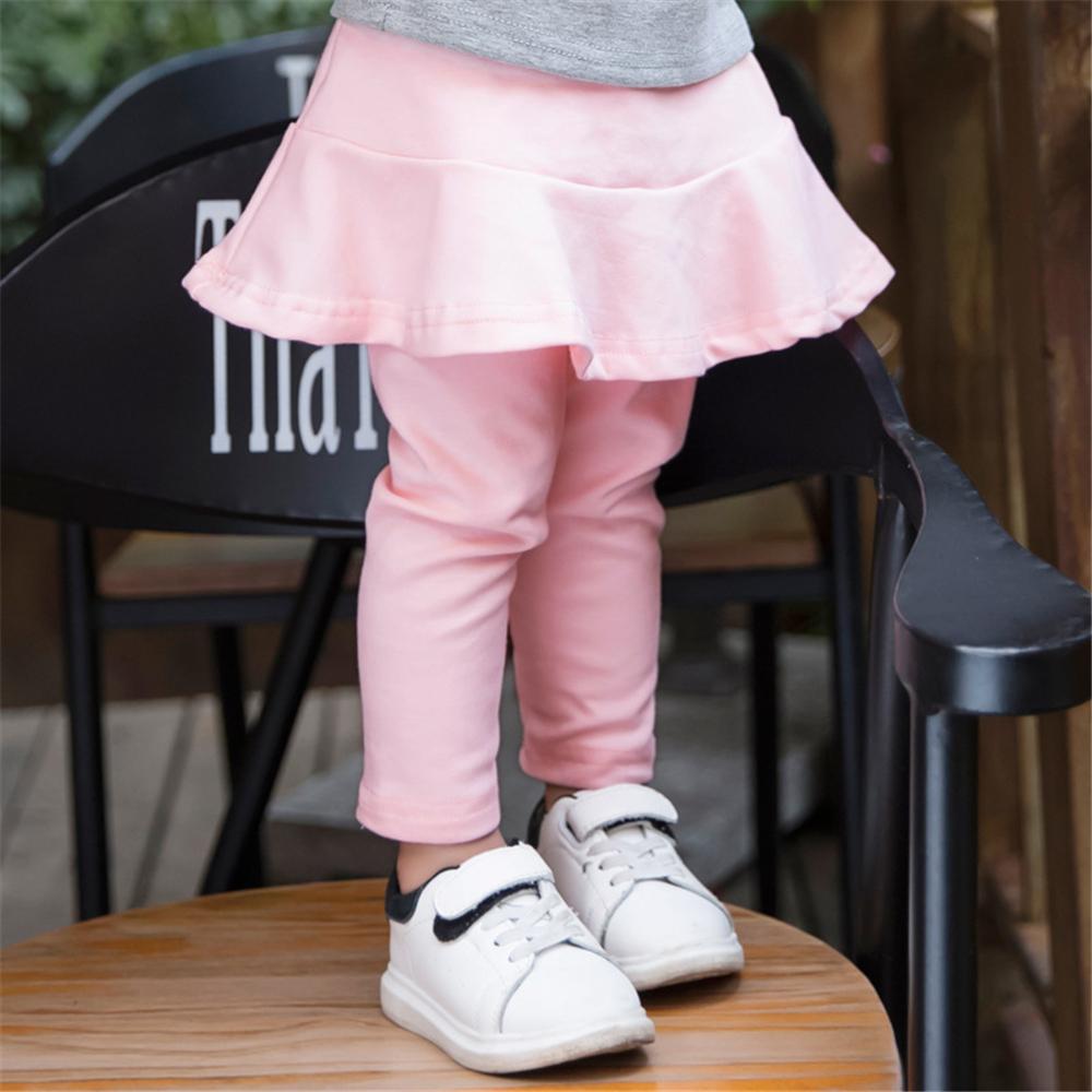 Toddler Girls Solid Culottes Casual Leggings Toddler Girls Wholesale