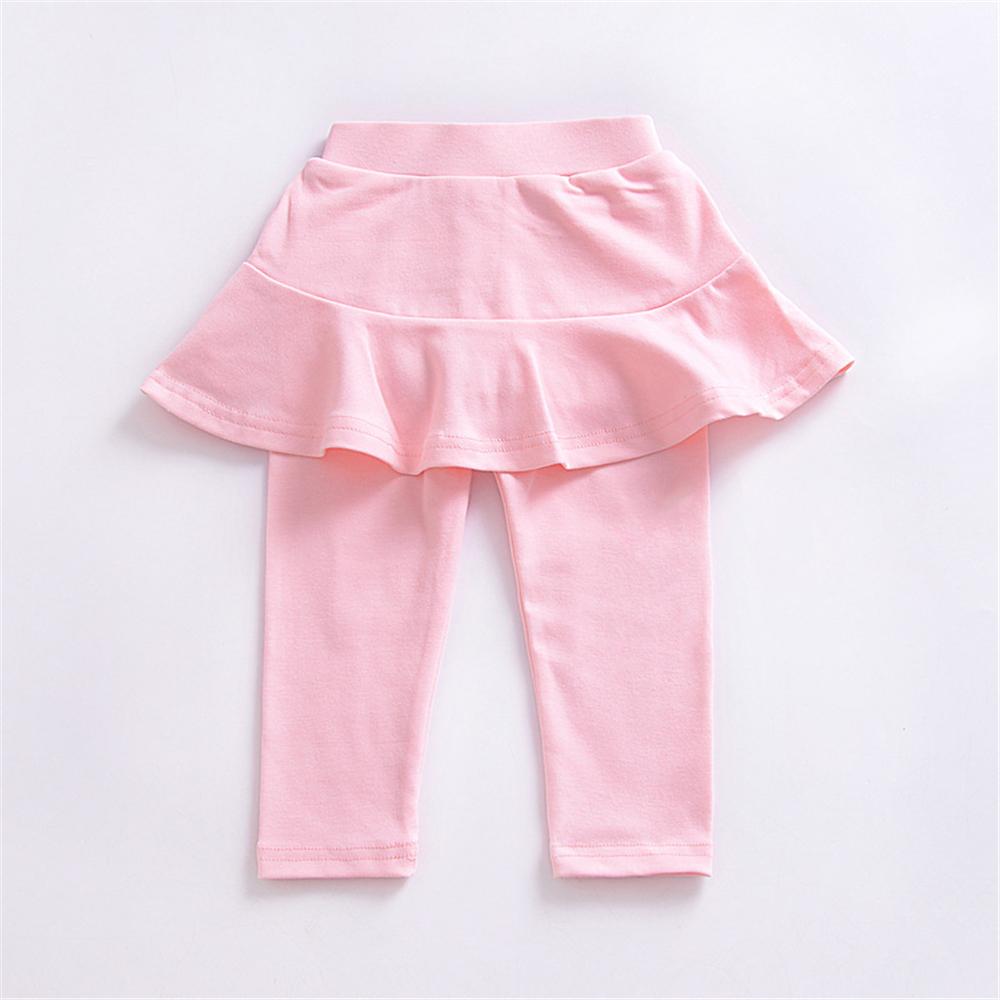 Toddler Girls Solid Culottes Casual Leggings Toddler Girls Wholesale