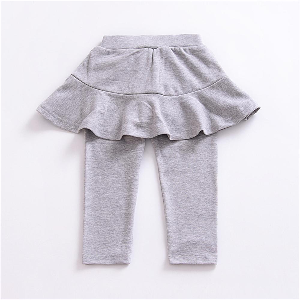 Toddler Girls Solid Culottes Casual Leggings Toddler Girls Wholesale