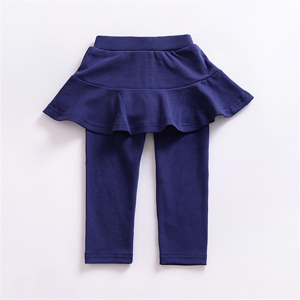 Toddler Girls Solid Culottes Casual Leggings Toddler Girls Wholesale