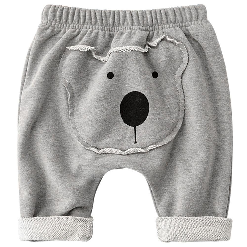 Baby Solid Cute Bear Harem Pants