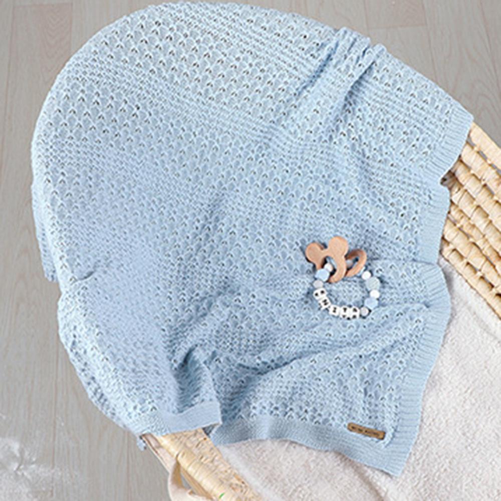 Baby Solid Hollow Out Breathable Wholesale Cute Baby Blankets