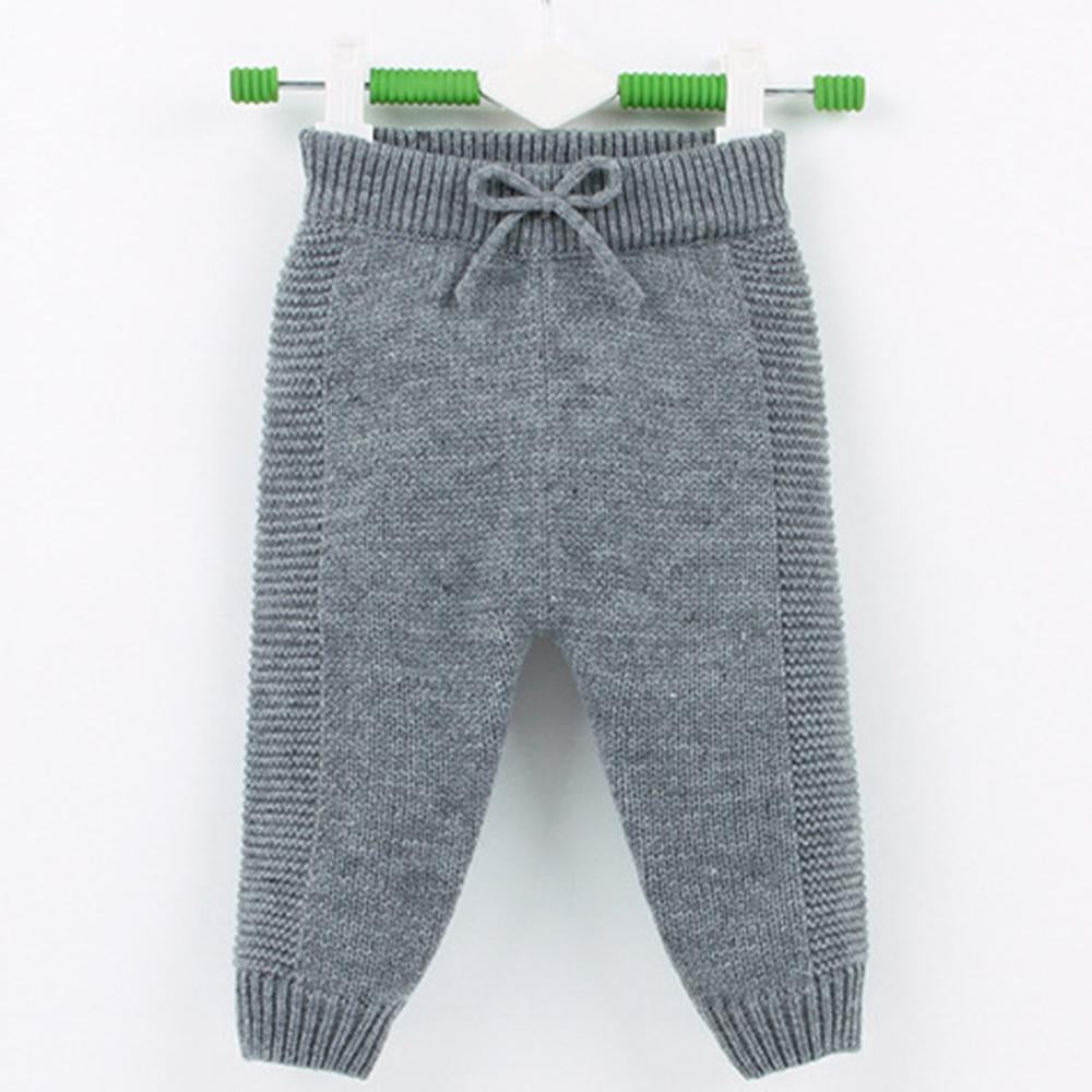 Baby Unisex Solid Knitted Trousers Baby Clothes Wholesale Bulk