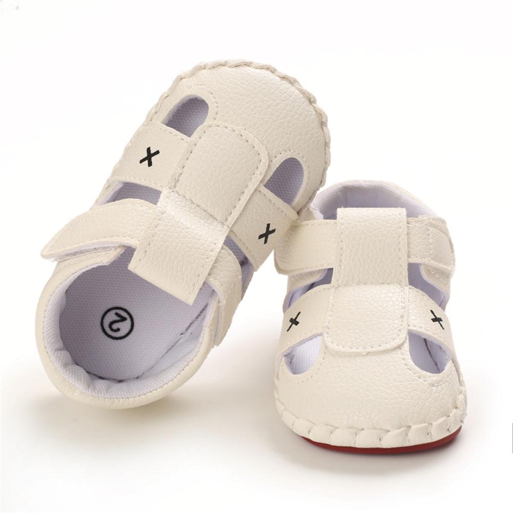 Baby Boys Solid Magic Tape Sandals Wholesale Child Shoes