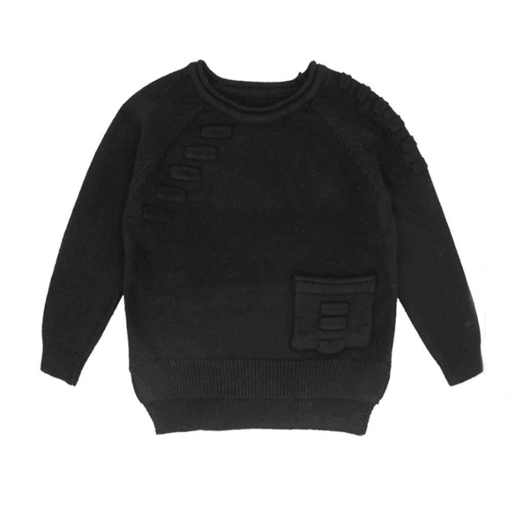 Girls Solid Pocket Sweaters Girls Boutique Wholesale
