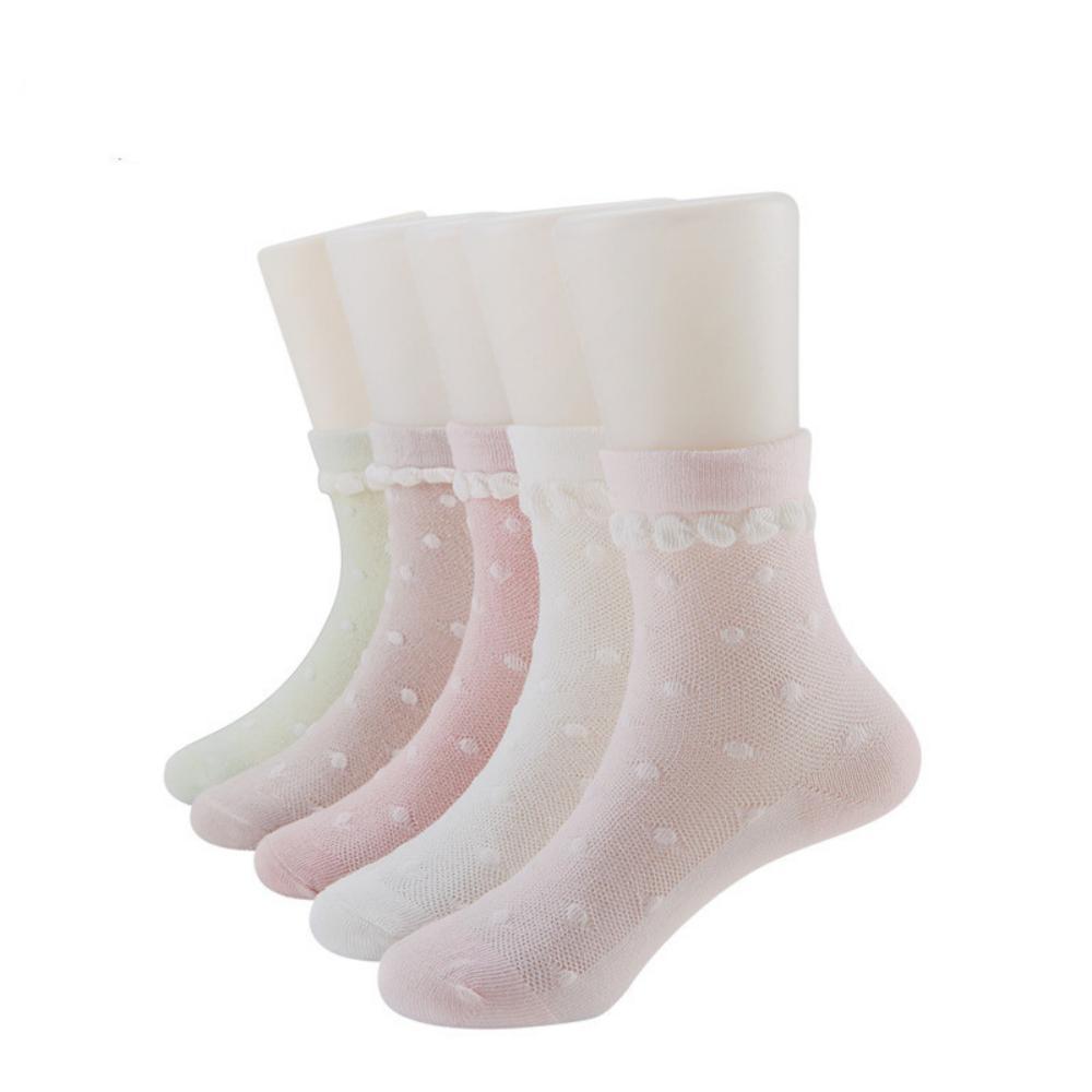 Spring And Summer Thin Baby Cotton Socks Five-piece Suit Baby Accessories Wholesale