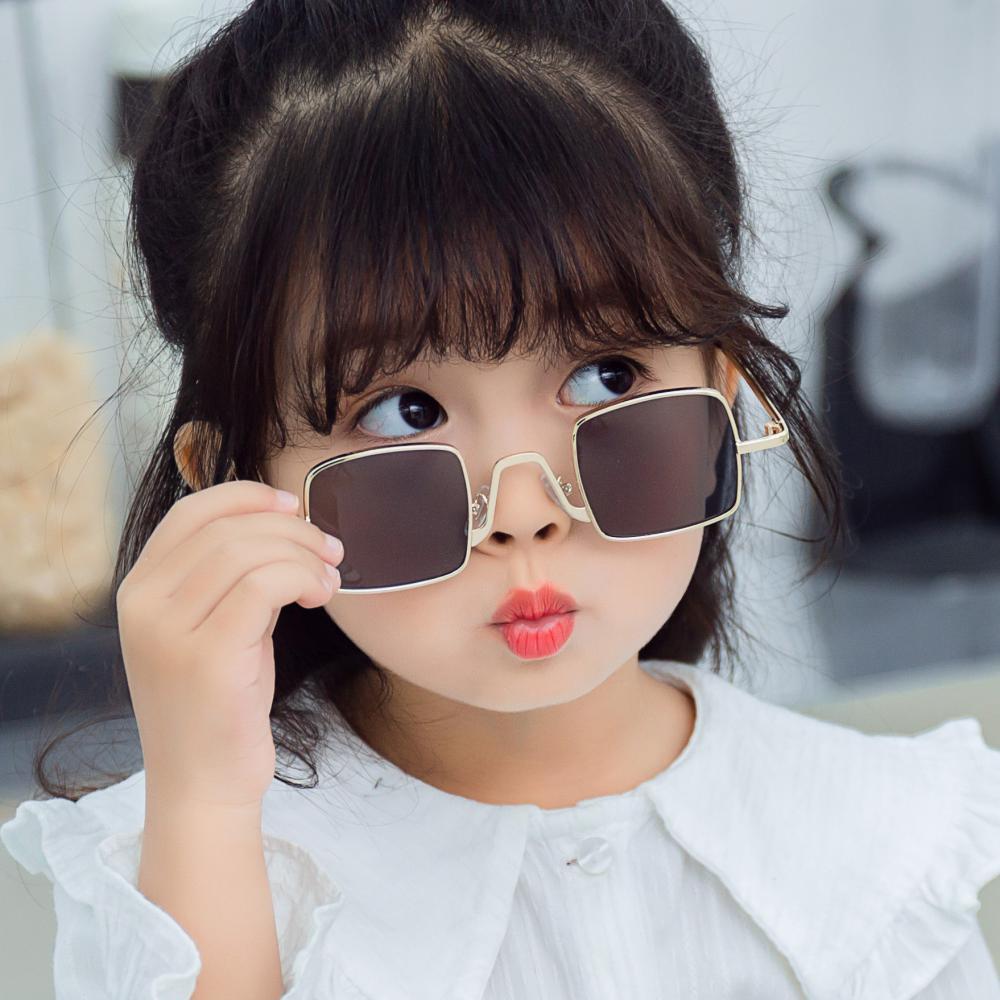 Square Metal Children's Sunglasses Accessories Wholesale