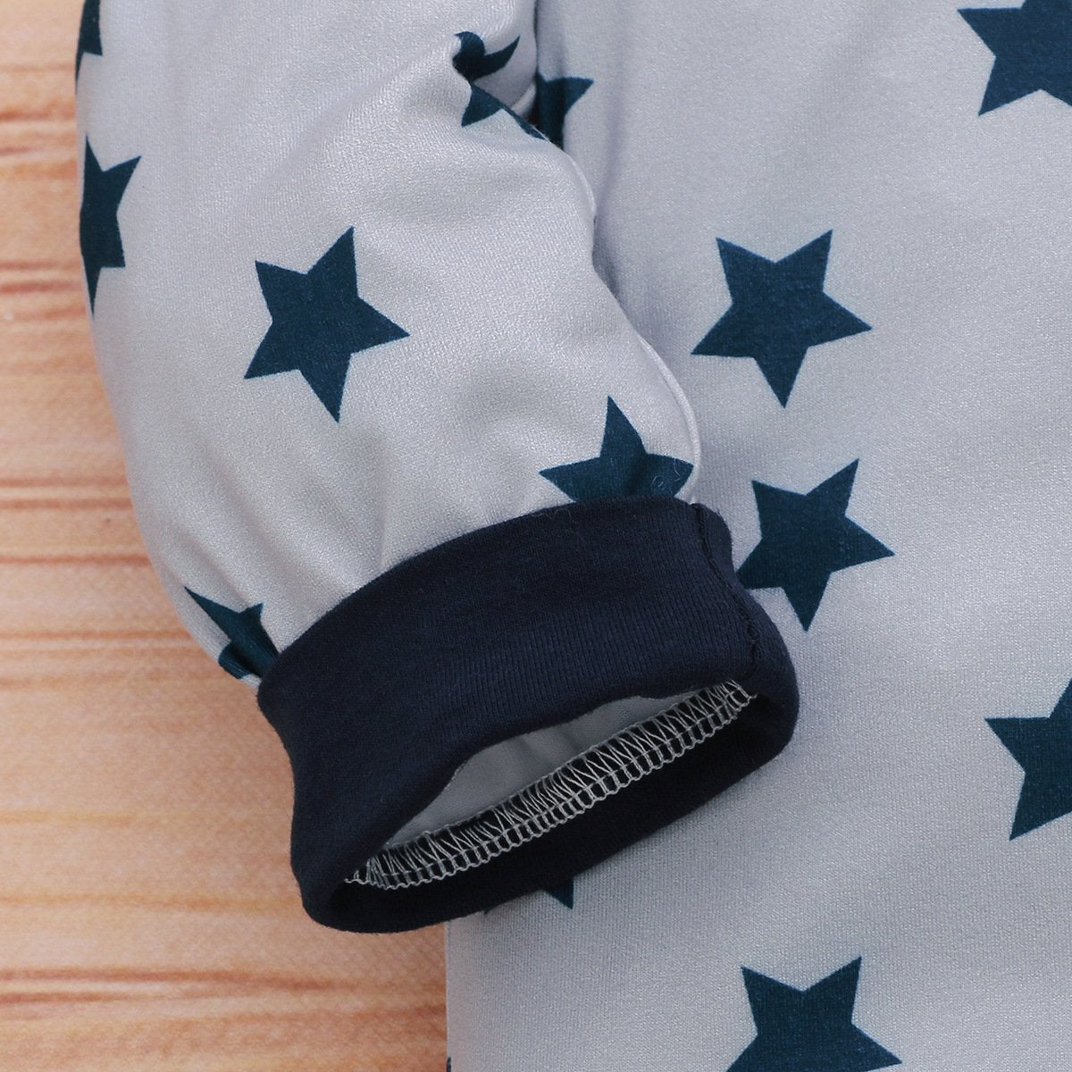 Baby Boys Star Long Sleeve Romper wholesale baby