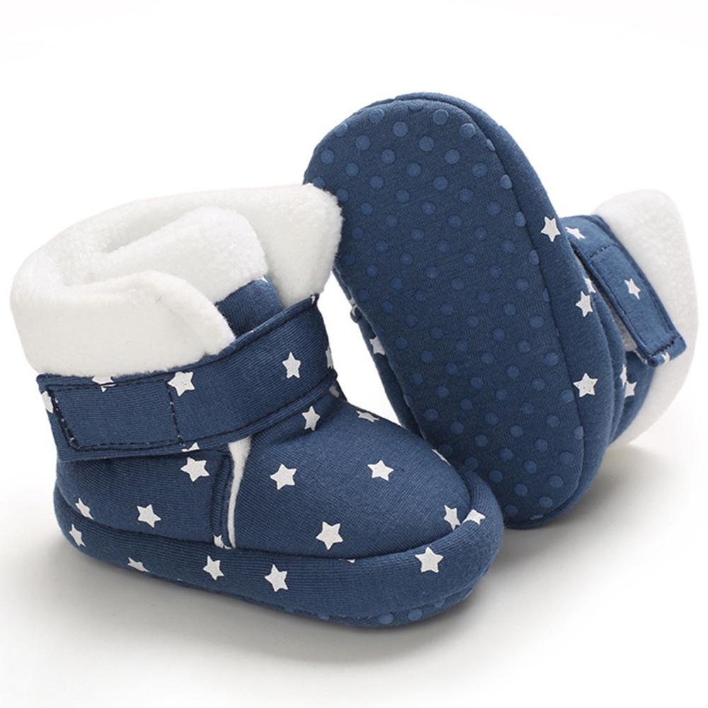 Baby Girls Star Magic Tape Snow Boots Wholesale Kid Shoes