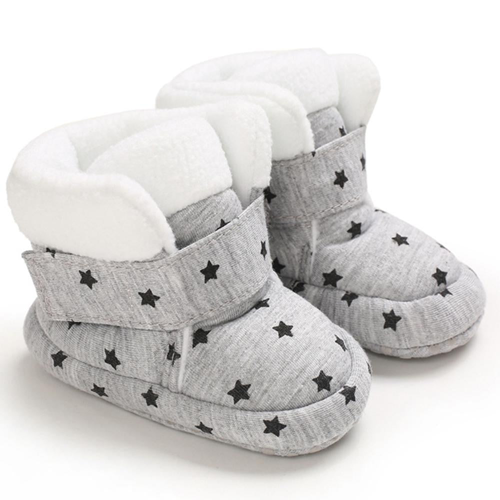 Baby Girls Star Magic Tape Snow Boots Wholesale Kid Shoes