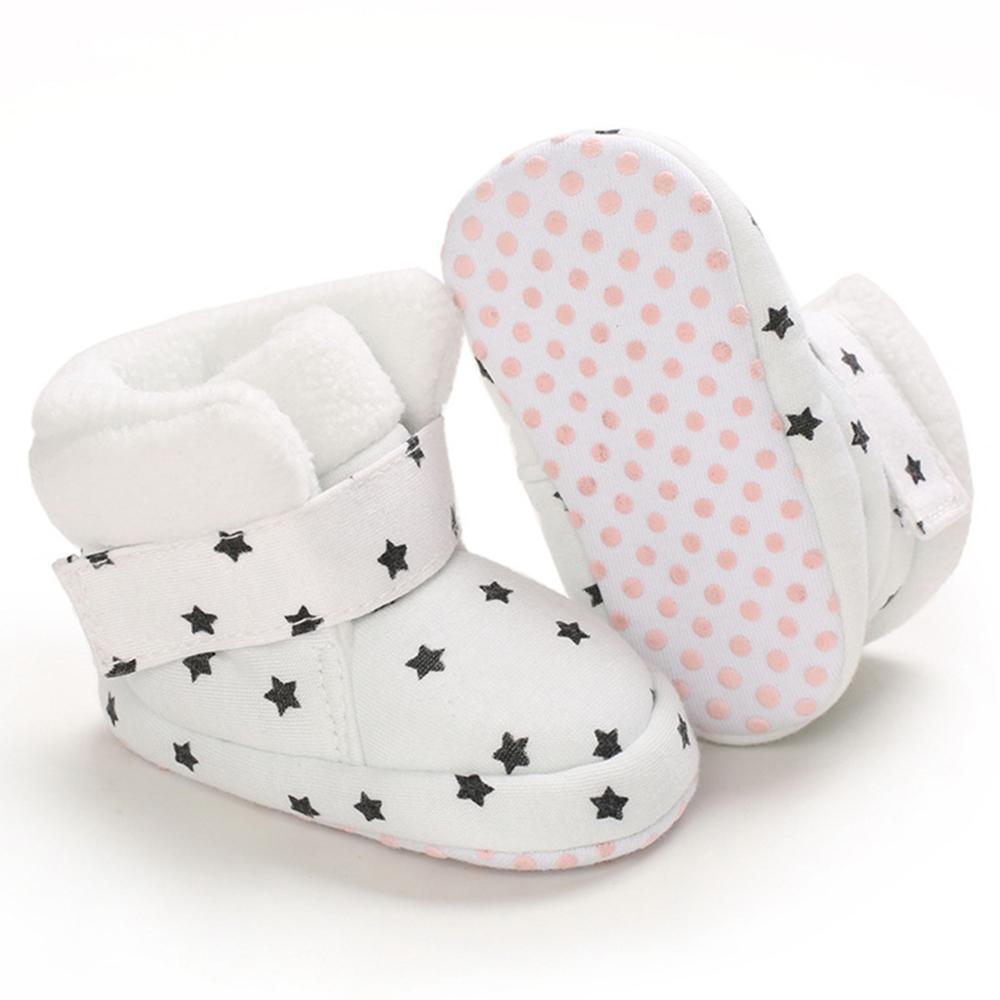 Baby Girls Star Magic Tape Snow Boots Wholesale Kid Shoes